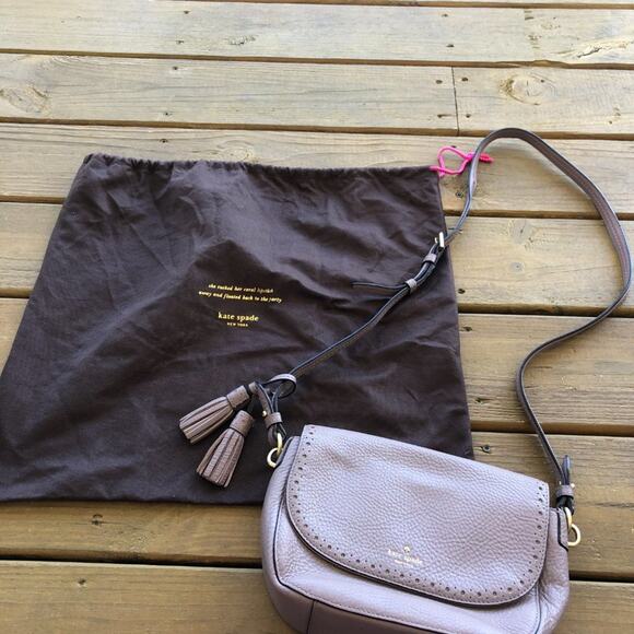 Kate Spade Rounded Crossbody with Tassels - Picture 1 of 9